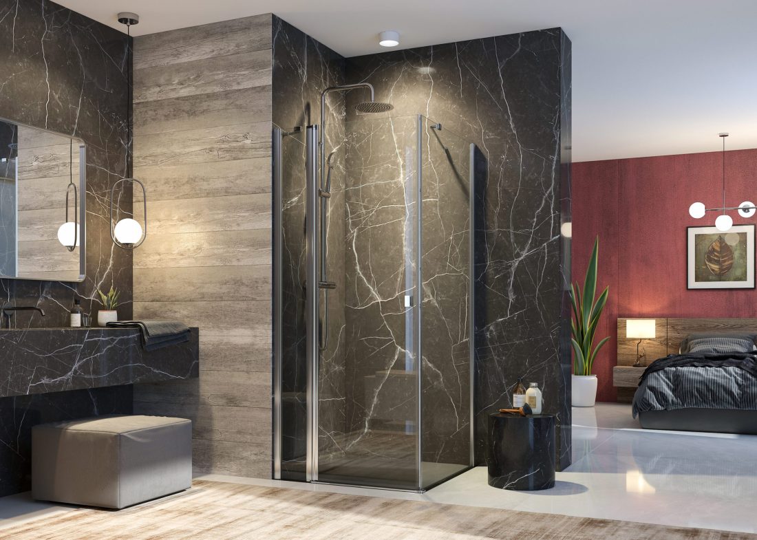 Aquatek GLASS A3 90×90 – štvorcový sprchový kút