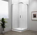 EASY obdĺžniková sprchová zástena 900x800mm, číre sklo