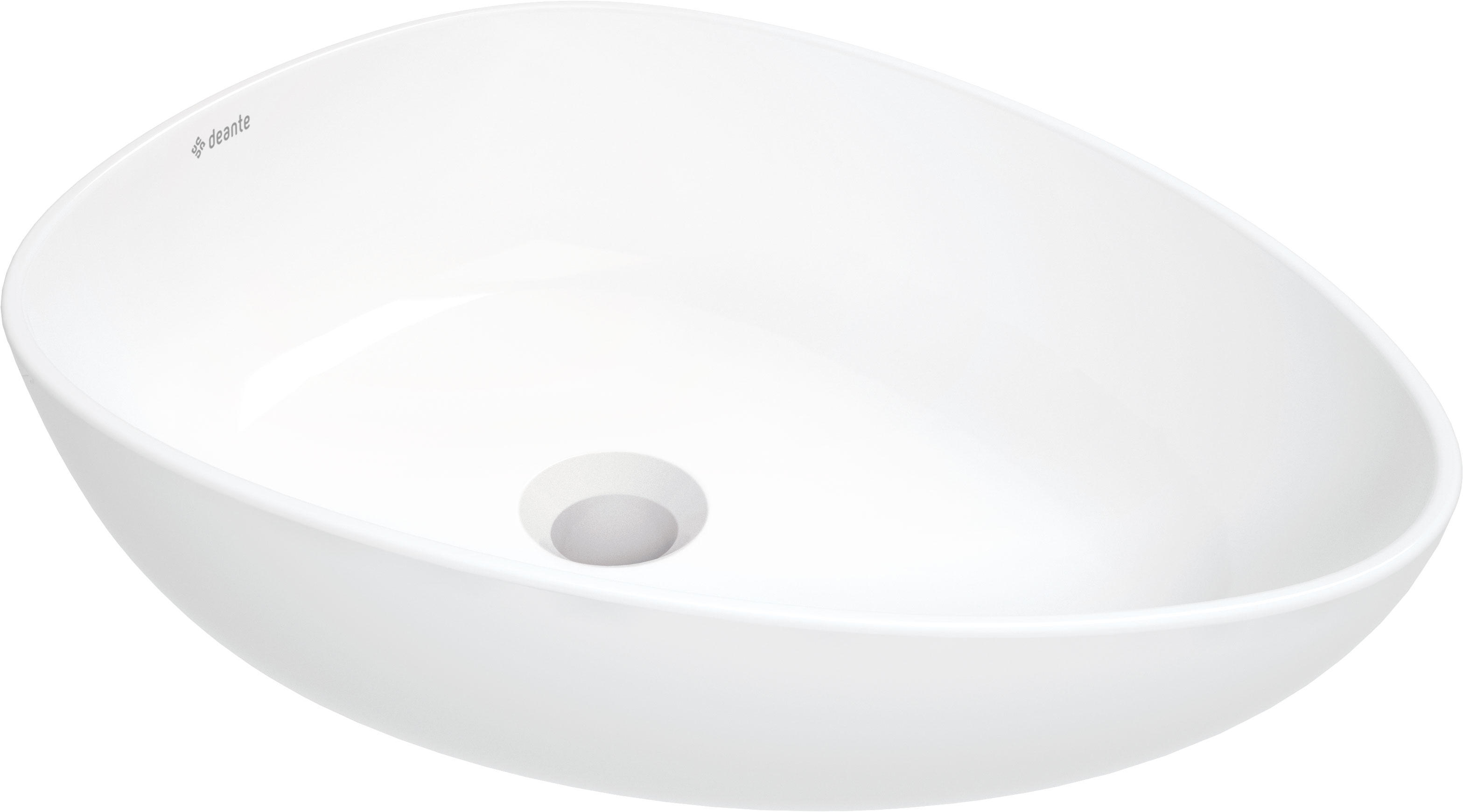 Deante Alpinia - Umywalka ceramiczna nablatowa – umývadlo na dosku