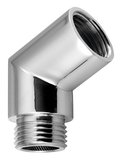 Sprchová koleno medzi sprchovou hlavicou a hadicou 1/2", mosadz/chróm