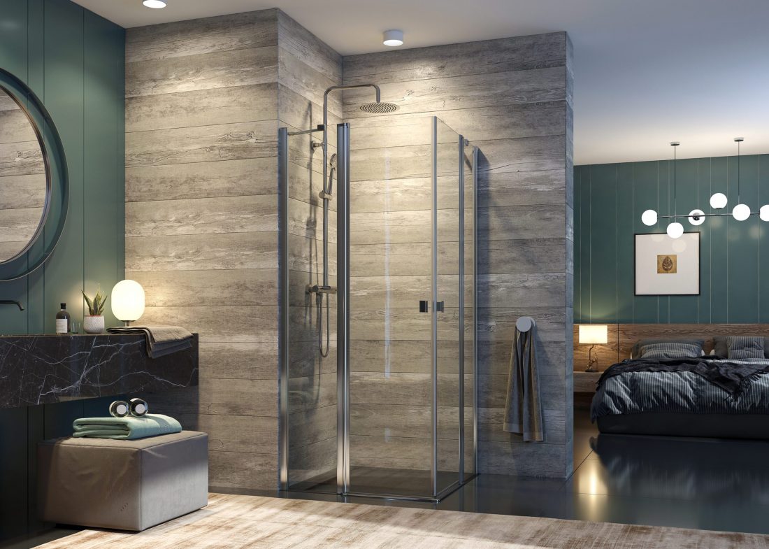 Aquatek GLASS A4 90×90 – štvorcový sprchový kút