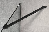 SAPHO VARIO rohová vzpera 650mm, čierna – profil / príslušenstvo k sprchovému kútu