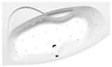 MAMBA L hydromasážna vaňa, 170x100x44cm, Active Hydro-Air, chróm