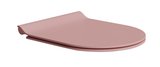 WC sedátko, SLIM, Soft Close, Quick Release, blush mat/chróm