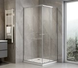 AGGA obdĺžniková sprchová zástěna 800x700mm, čiré sklo