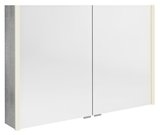 ALIX galérka s LED osvetlením 106x70x17,5cm, dub strieborný
