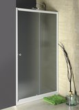 AMADEO posuvné sprchové dvere 1200 mm, sklo Brick