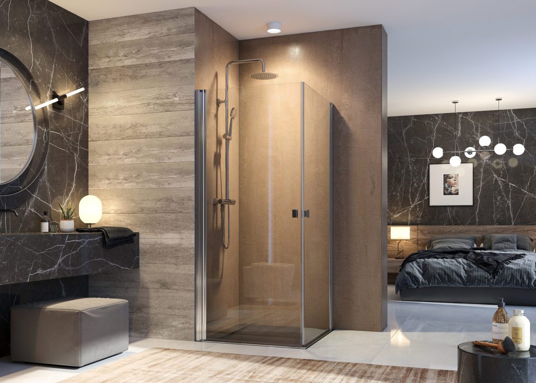 Aquatek GLASS A2 90×90 – štvorcový sprchový kút