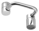 SAPHO Perlátor s kĺbom, vonkajší závit M24x1, vnútorný závit M22x1, chróm