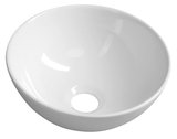 ASTER keramické umývadlo na dosku priemer 28cm, biela