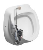 SAPHO DYNASTY urinál s automatickým splachovačom 6V DC, zakrytý prívod vody, 39x48 cm – pisoár