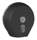 SAPHO COLORED Zásobník na toaletný papier max. priemer 23cm, ABS, Soft Touch, čierna mat – držiak…