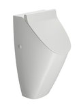 SAPHO COMMUNITY urinál so zakrytým prívodom vody s otvormi pre veko, Rimless, 31x65cm, biela mat – pisoár