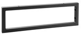 Podperná konzola 490x150x20mm, lakovaná oceľ, čierna mat