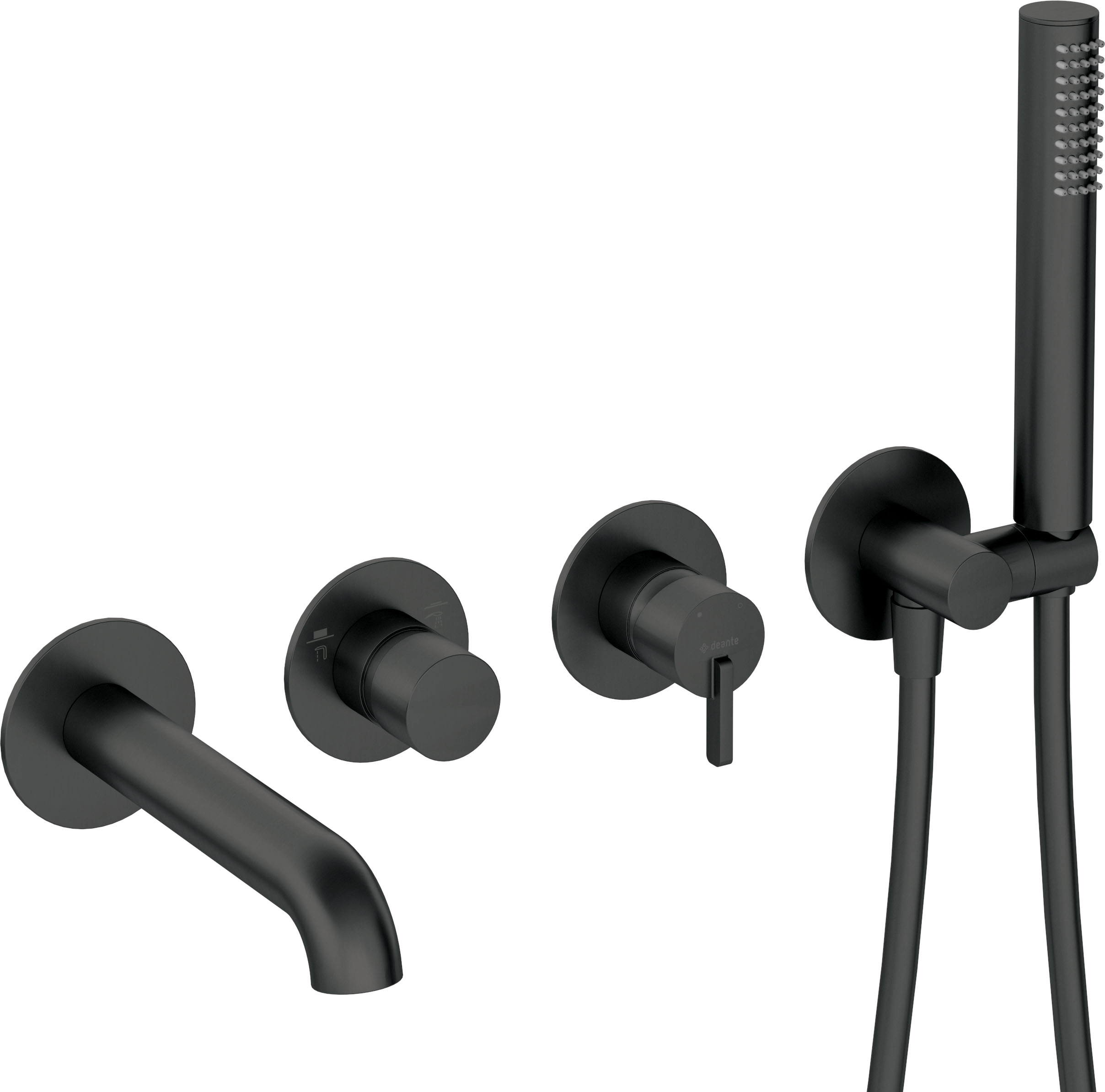 Silia - Bateria wannowa 4-otworowa podtynkowa