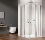 LORO obdĺžniková sprchová zástena 900x800mm, rohový vstup