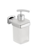 AIDA dávkovač mydla 270 ml, mliečne sklo, chróm