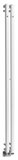 PILON vykurovacie teleso 122x1800mm, so 2 háčikmi, bielá mat
