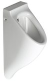 AQUATECH urinál so zakrytým prívodom vody 21x53,5 cm, vrátane sifónu, biela