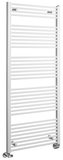 SAPHO DIRECT vykurovacie teleso s bočným pripojením 750x1680 mm, biela – kúpeľňový radiátor