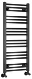 SAPHO ALBRECHT vykurovacie teleso 400x930mm, čierna mat – kúpeľňový radiátor
