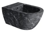 ALTACERAMICA bidet závesný 36x55cm, mramor/čierna mat