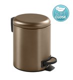 POTTY odpadkový koš 3l, Soft Close, meď mat