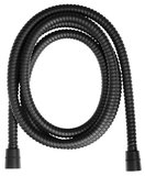 POWERFLEX kovová sprchová hadica, 200cm, čierna mat