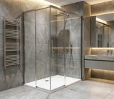 LUXOR obdĺžniková sprchová zástena 1000x800mm L/P varianta, rohový vstup