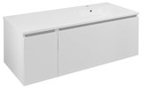 LOREA skrinka 120x46x51,5cm (30+90cm), pravá, biela matná