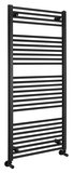 SAPHO DIRECT vykurovacie teleso s bočným pripojením 600x1320mm, čierna mat – kúpeľňový radiátor