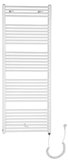 SAPHO DIRECT-E elektrické vykurovacie teleso, rovné, 600x1680 mm, 800 W, biela – elektrický sušiak uterákov
