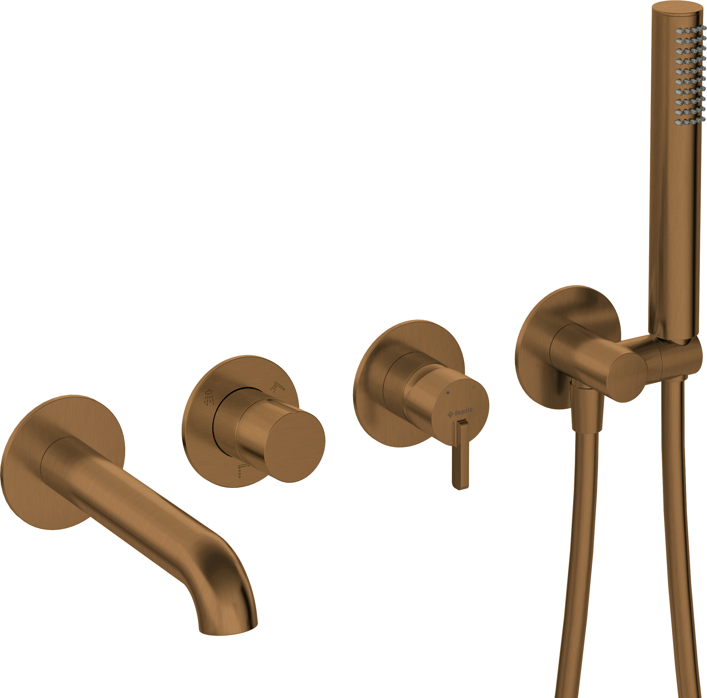Silia - Bateria wannowa 4-otworowa podtynkowa