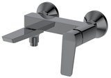 FLERY nástenná vaňová/sprchová batéria, otočné ramienko, gun metal