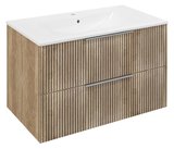 CIRASA STRIP umývadlová skrinka 79,8x52x46cm, dub alabama