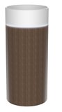 OASIS keramické umývadlo voľne stojace priemer 40x89cm, biela/dub cardamom
