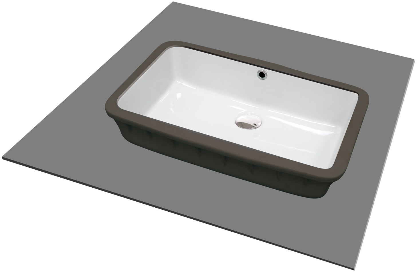 Deante Temisto - Umywalka ceramiczna podblatowa – zápustné umývadlo