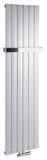 SAPHO COLONNA vykurovacie teleso 450x1800mm, metalická strieborná – kúpeľňový radiátor
