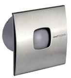 SILENTIS 10 INOX T kúpeľňový ventilátor axiálny,časovač,15W,potrubie100mm, nerez mat