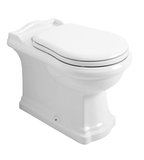 RETRO WC misa 39x61cm, spodný/zadný odpad, biela