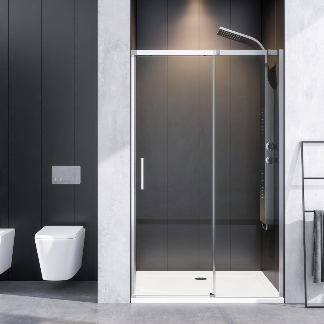 Aquatek ZEUS B2 110 – 160 – štvorcový sprchový kút