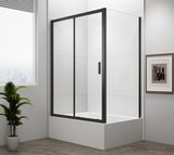 DEEP BLACK obdĺžniková sprchová zástena 1200x750mm L/P varianta,číre sklo