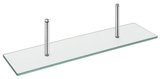 Polička ku galérke, vrátane uchytenia, 60cm, chróm