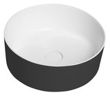 THIN umývadlo na dosku Ø38 cm, bielá mat/carina