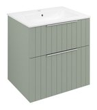 CIRASA STRIP umývadlová skrinka 59,2x64x46cm, verde