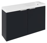 LATUS X umývadlová skrinka 78,8x50x22cm, antracitový mat