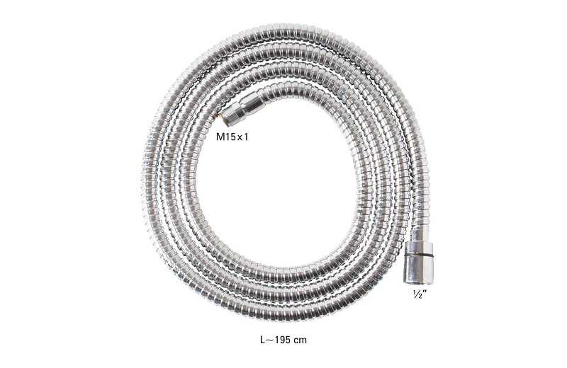 Sprchová hadica pre batérie s 3 otvormi - 150 cm