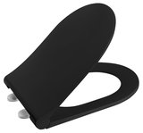 WC sedátko, SLIM, Soft Close, čierna mat