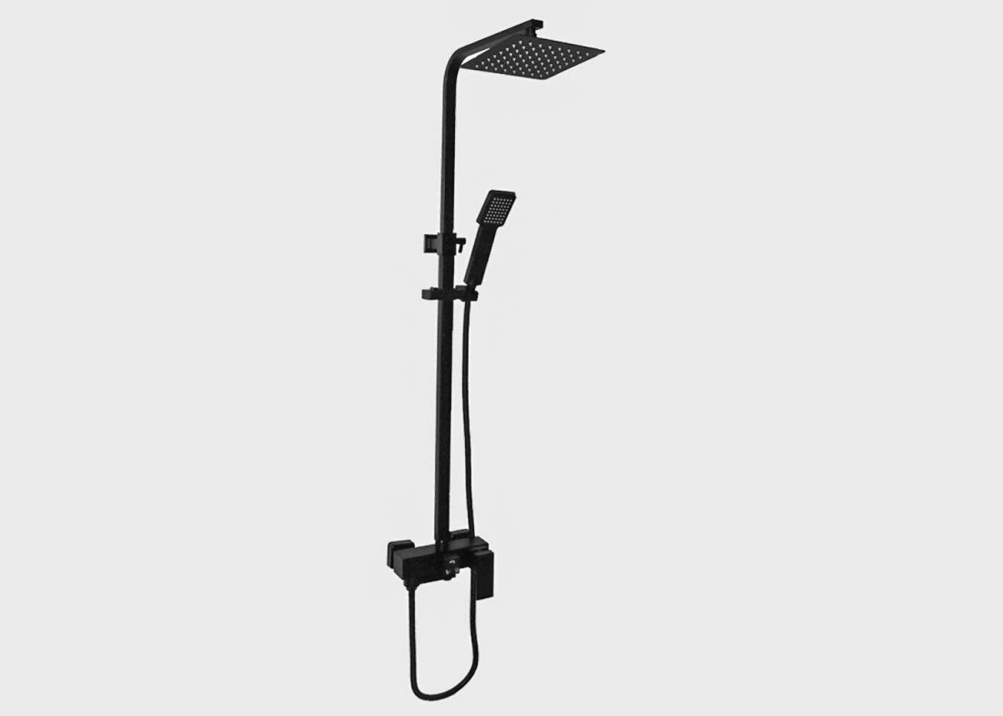 Aquatek PG-23 BLACK – sprchová súprava / príslušenstvo