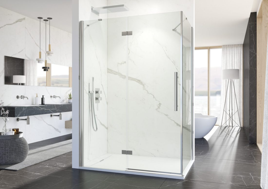 Aquatek BETTER R53 140×90 – štvorcový sprchový kút